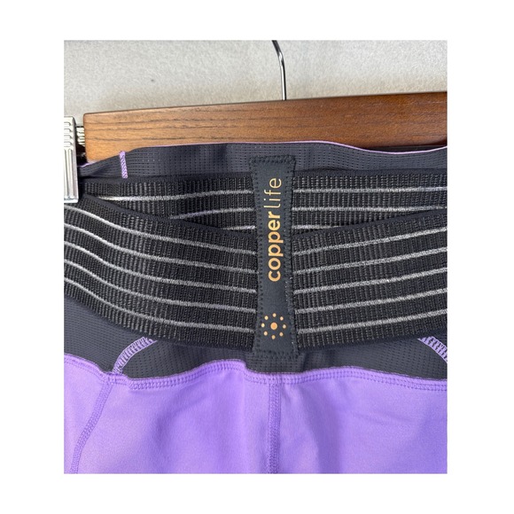 NWT Copper Life Lilac Breeze Adjustable Waist Leggings Womens Size M Workout Gym - Picture 11 of 14